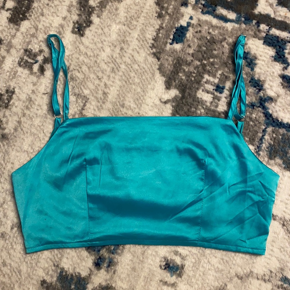 Silk crop top